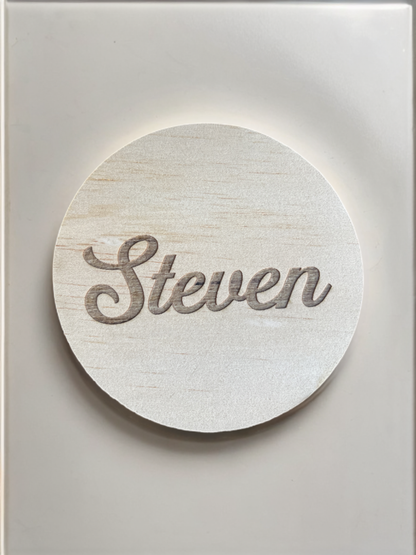 Custom Wood Name Plates