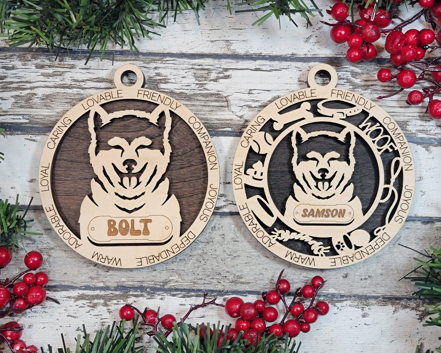 Customised Dog Ornaments