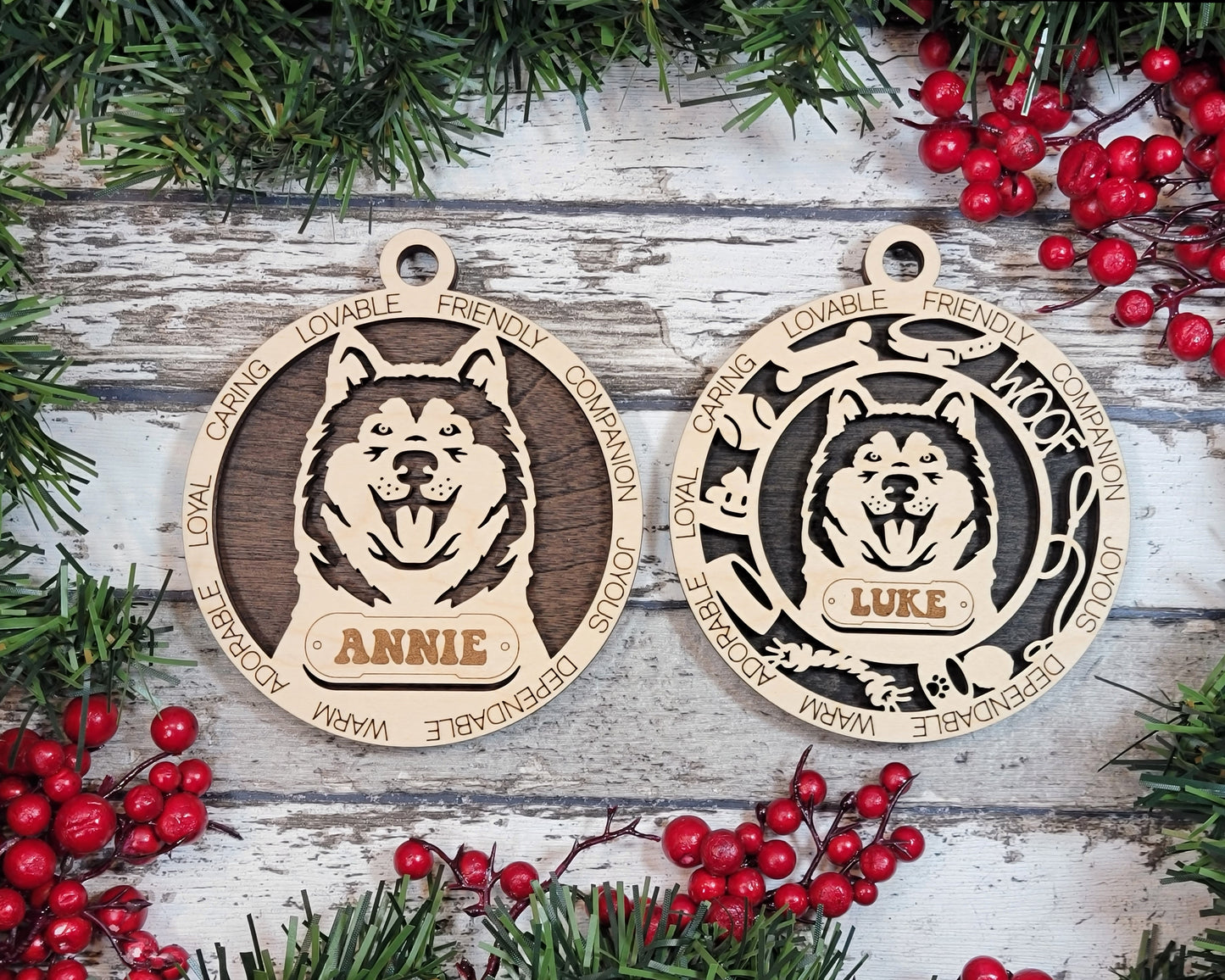 Customised Dog Ornaments