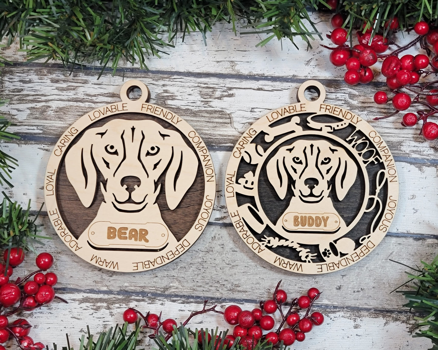 Customised Dog Ornaments