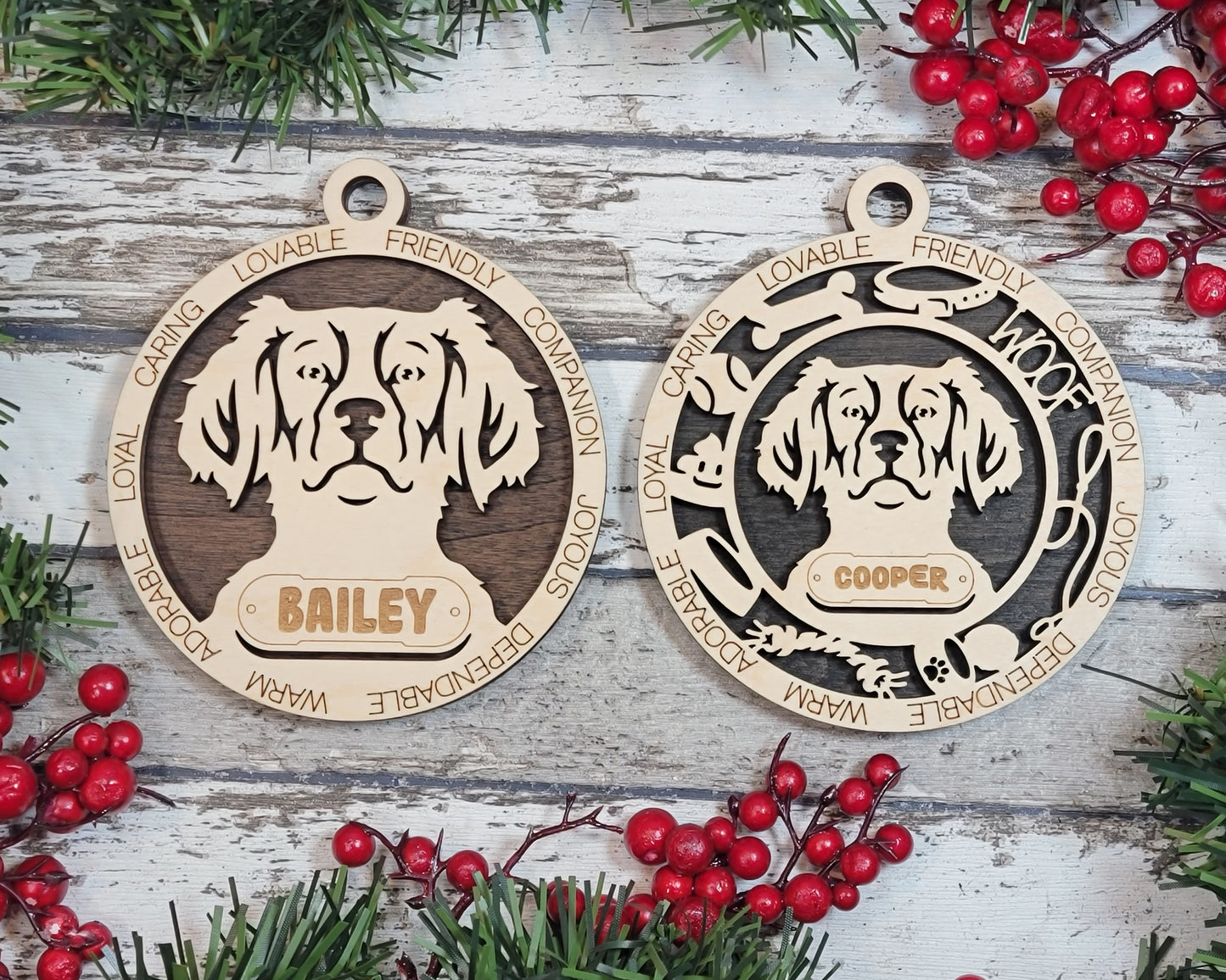 Customised Dog Ornaments