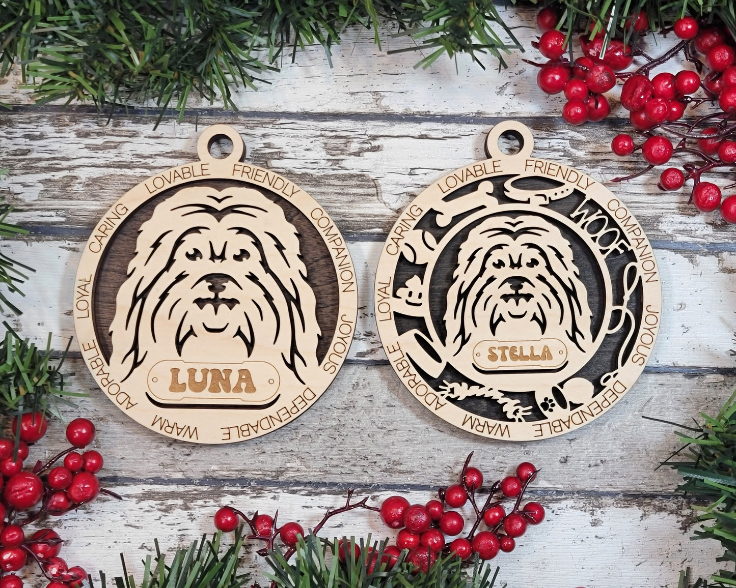 Customised Dog Ornaments