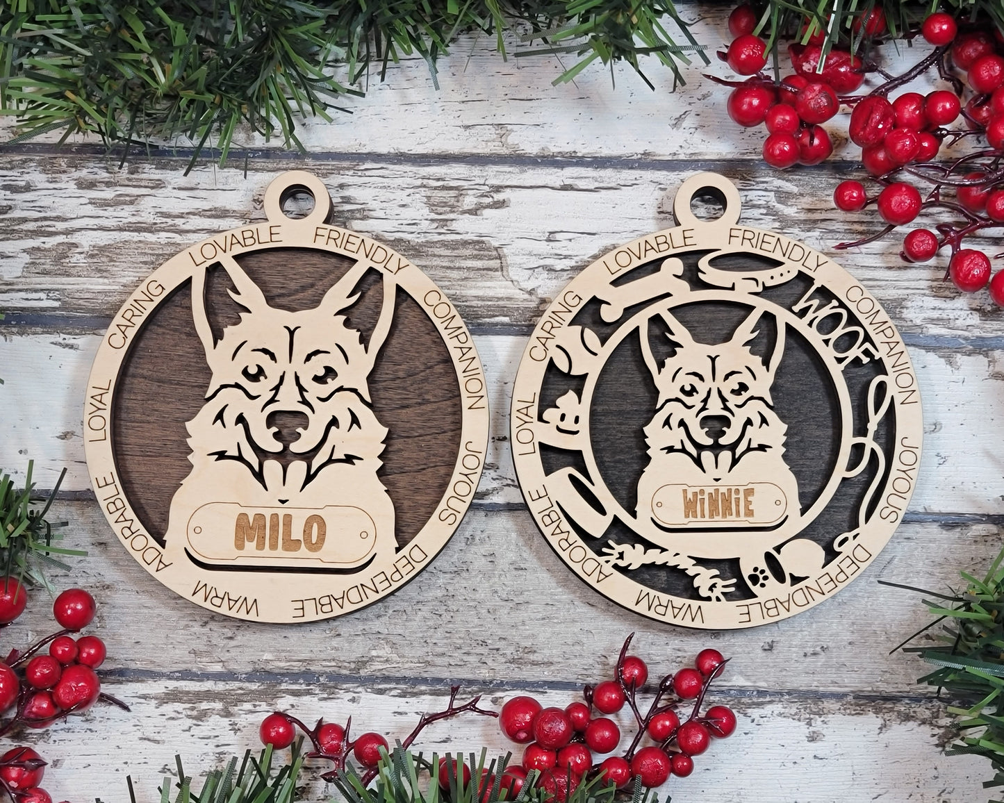 Customised Dog Ornaments