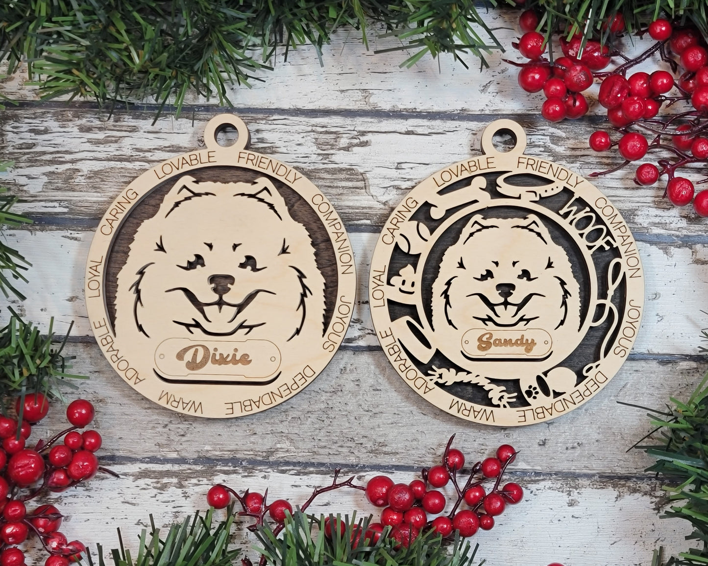 Customised Dog Ornaments