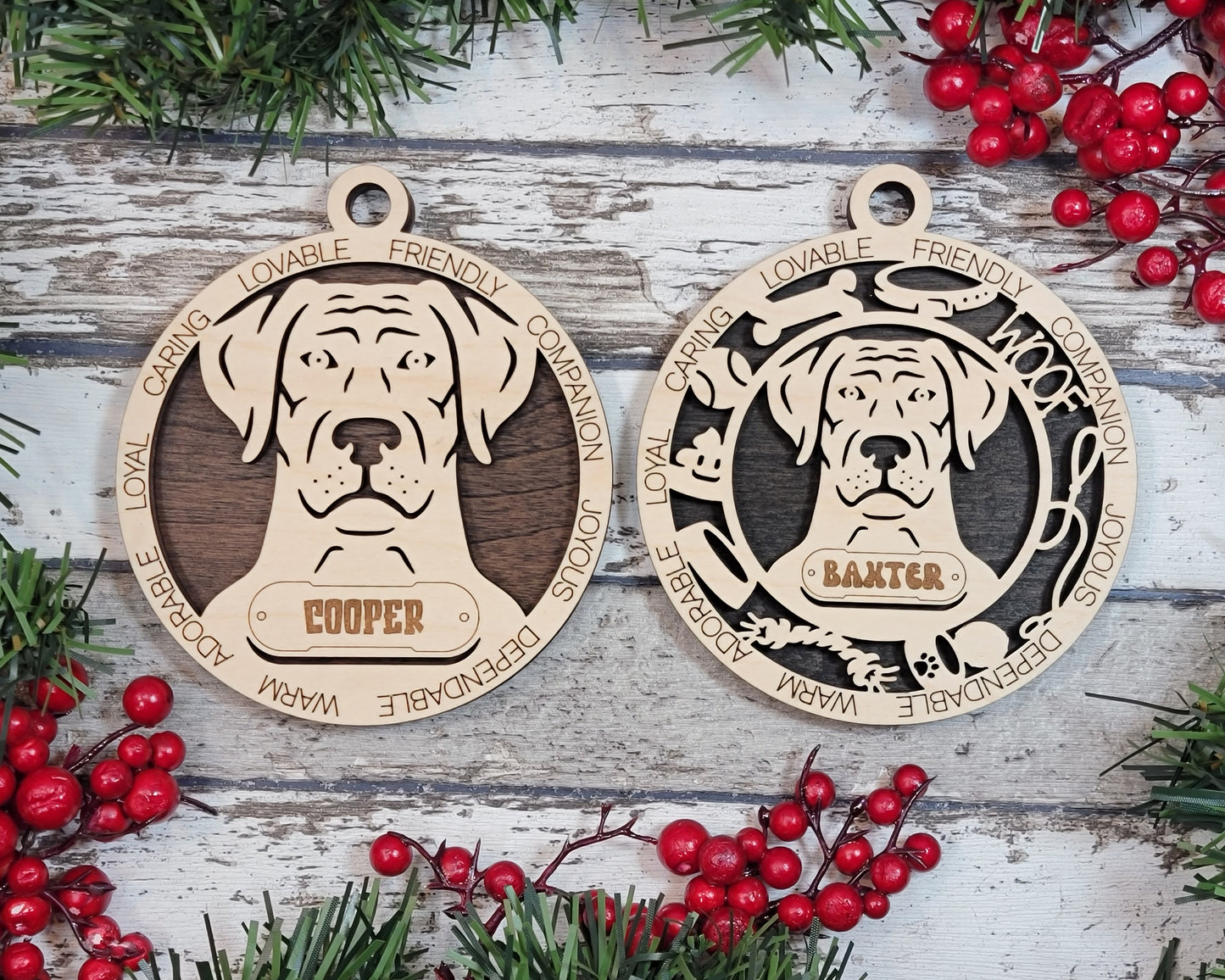 Customised Dog Ornaments