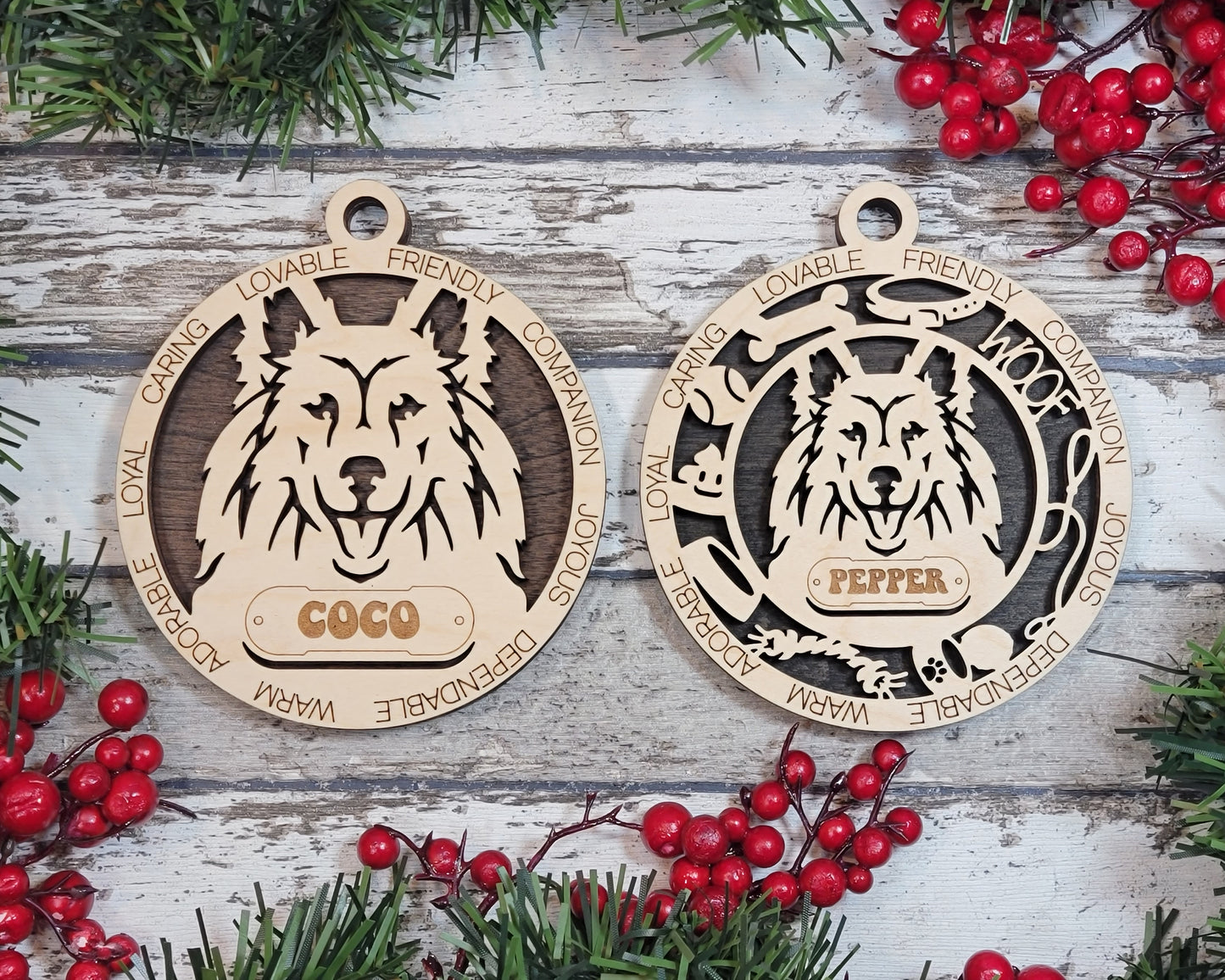 Customised Dog Ornaments